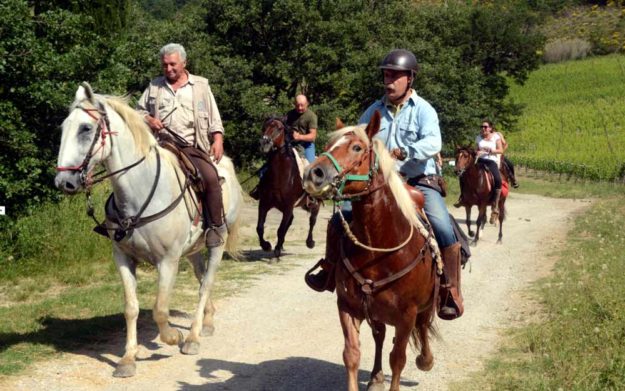 Una passaggiata a cavallo nelle campagne di Montegiovi