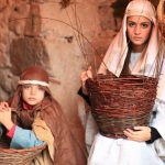 due personaggi del presepe vivente