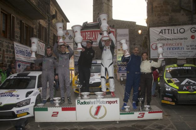Podio Rally della Val d'Orcia