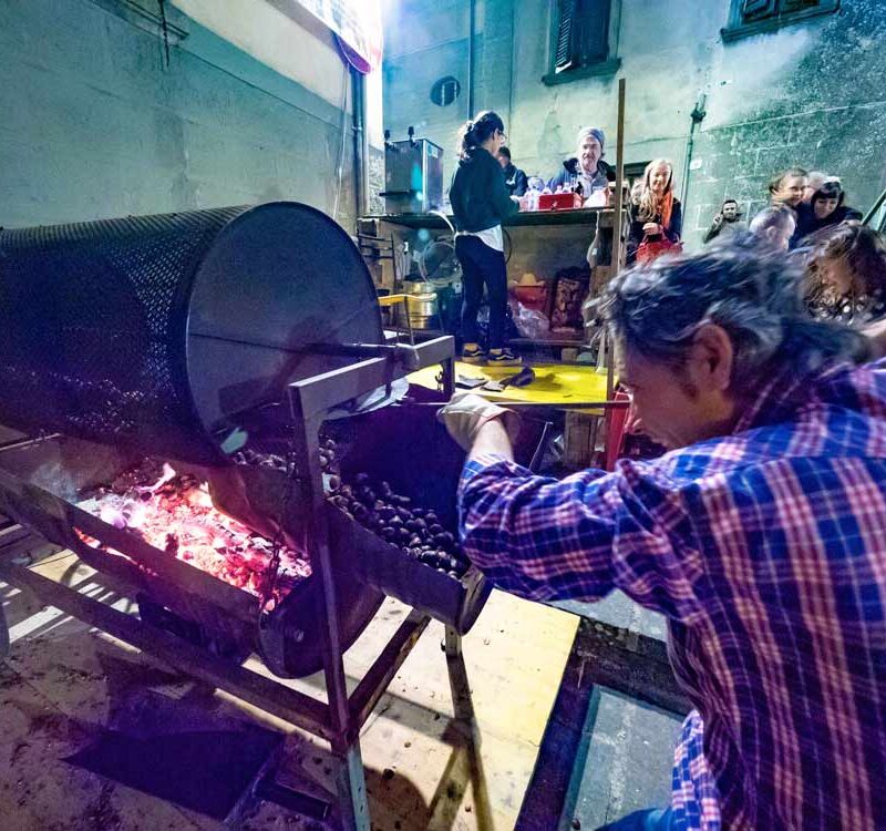 preparazione-castagna-fuoco