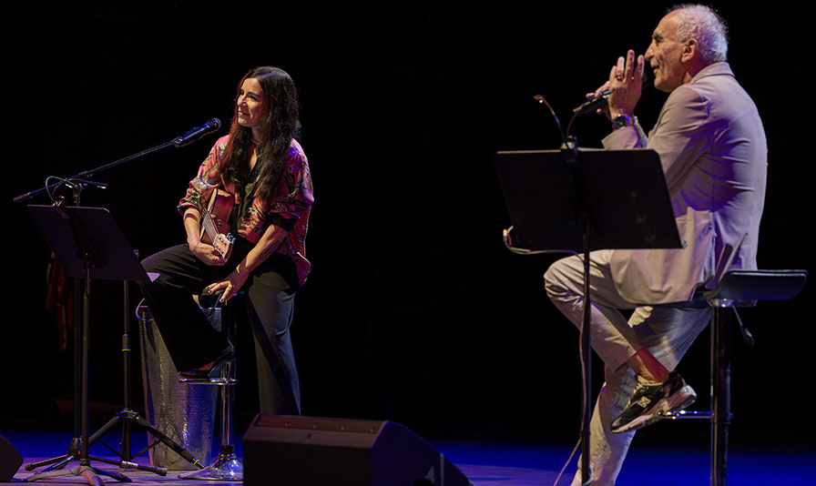 Paola Turci&Gino Castaldo_Teatro Romano_Festival della Bellezza
