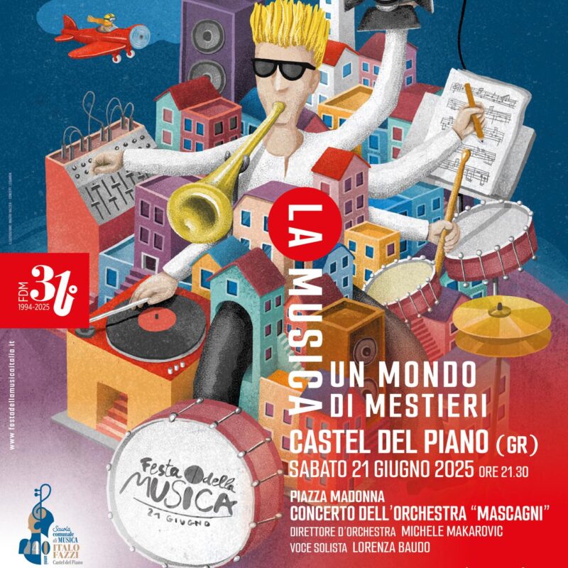 locandina festa della musica 2025