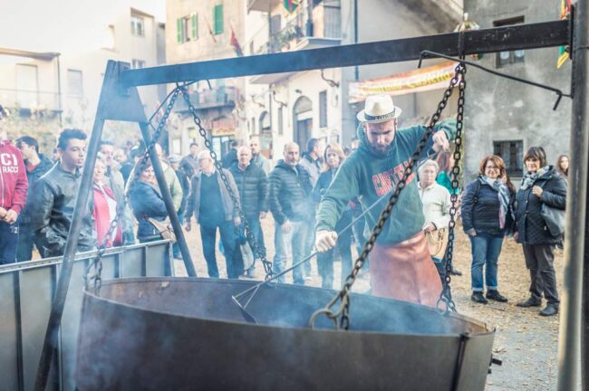 padellone preparazione marroni